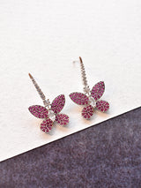 Butterfly Earrings | Red Earrings