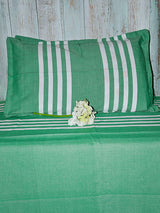 White and Green Stripes