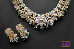 Load image into Gallery viewer, Polki Necklace Set | Pearl Necklace Set
