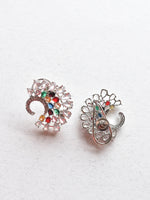 Load image into Gallery viewer, White Stone Earring |  Ad Earring
