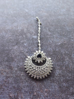 Load image into Gallery viewer, Ad Maang Tikka | Silver Maang Tikka
