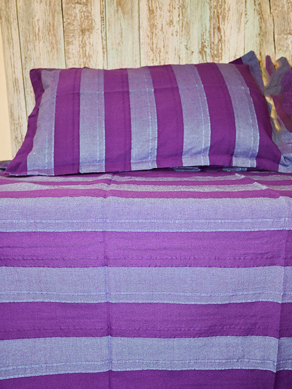 2 color Violet and Blue Bedsheet