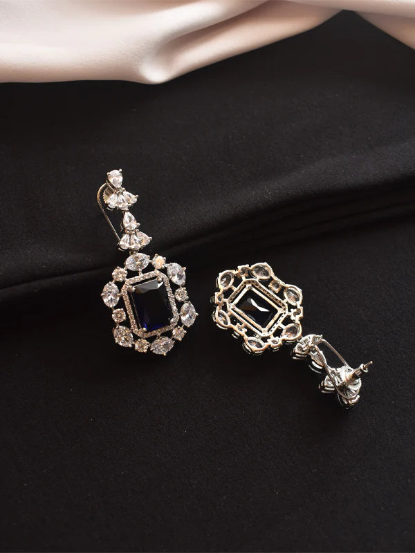 Blue AD Necklace Set