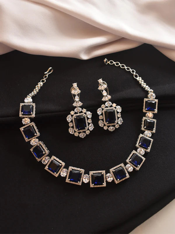 Blue Necklace Set