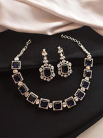 Load image into Gallery viewer, Blue Necklace Set
