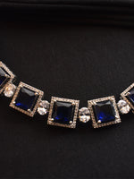 Load image into Gallery viewer, Blue Stone Necklace Set
